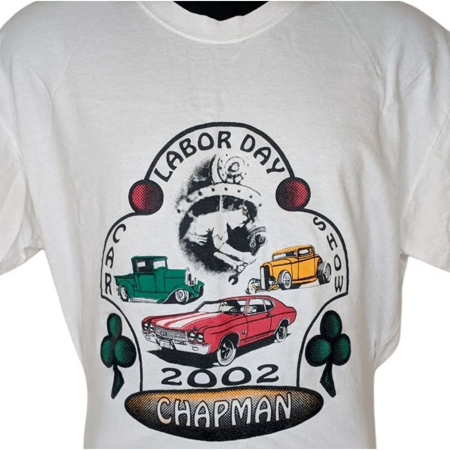 00s 2002 Labor Day Car Show T-Shirt