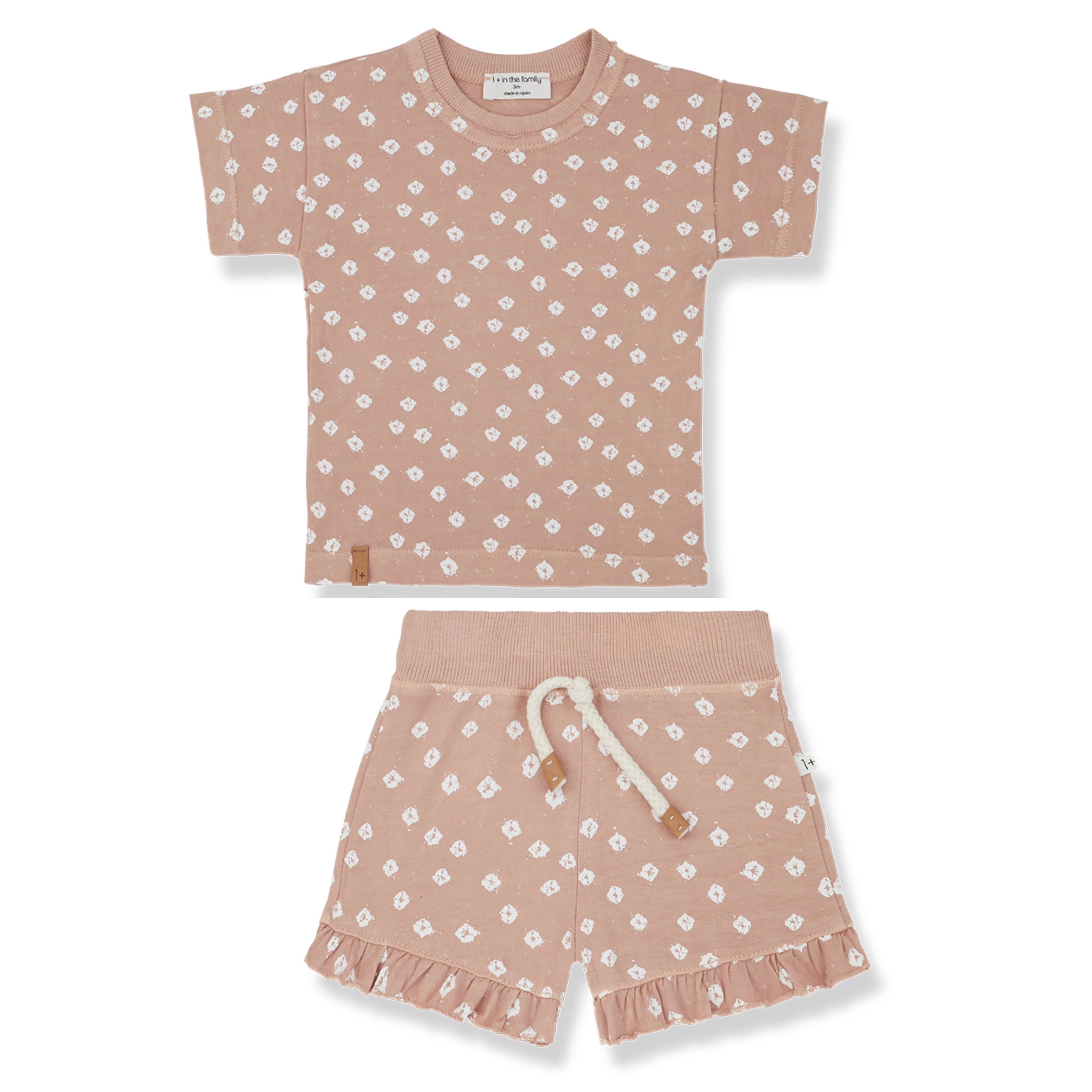 1   IN THE FAMILY MARIUS ROSE TSHIRT SHORT SET