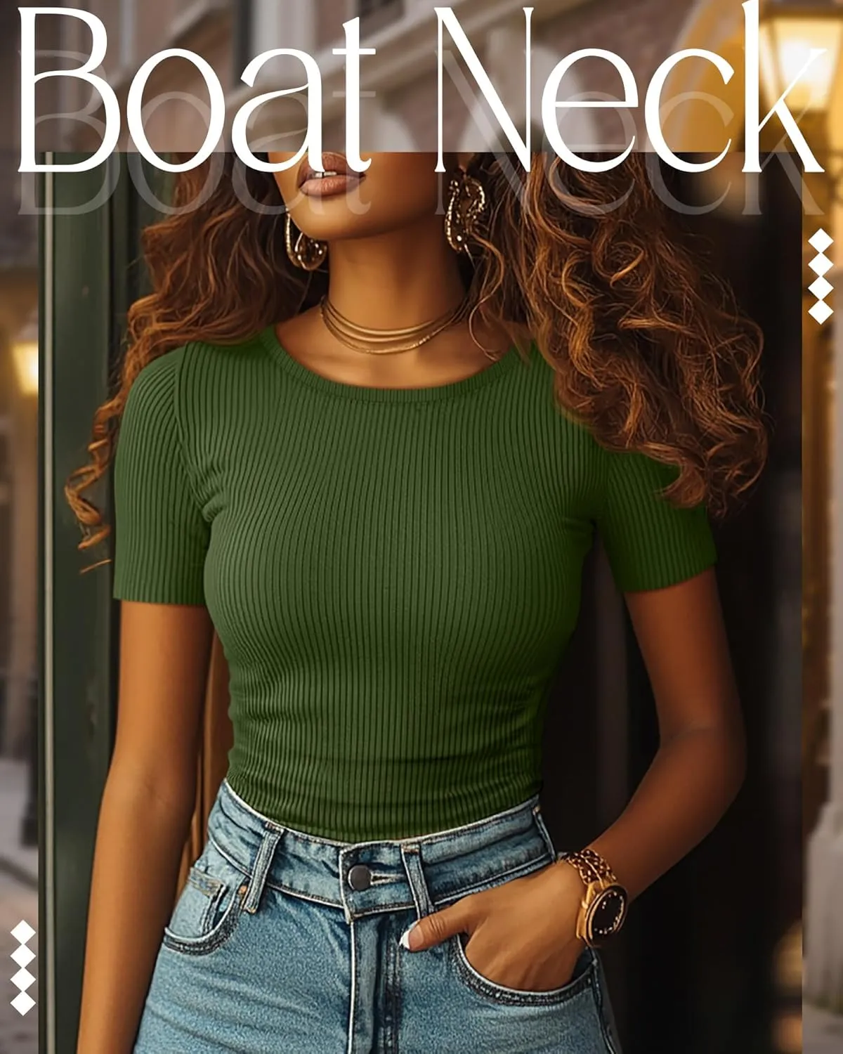 3 Pack Women's Slim Fit Shirts Short Sleeve Side Ruched Y2k Tops Boat Neck Ribbed Going Out Summer Tees