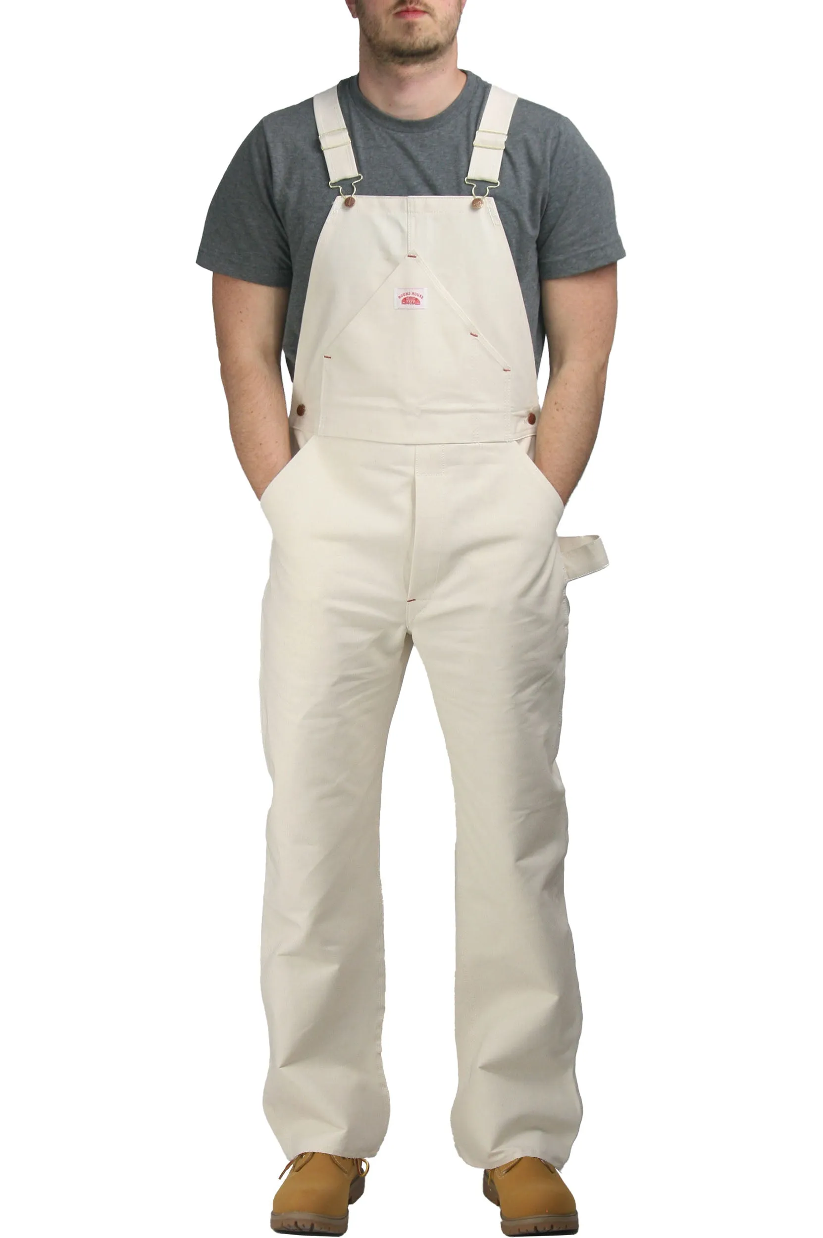 #71 Natural Painter Bib Overalls - MADE IN USA