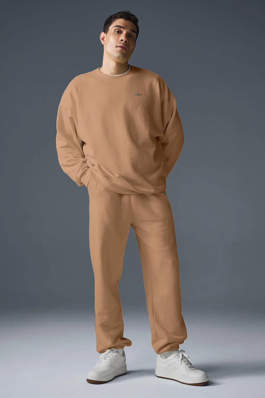 Accolade Crew Neck Pullover - Toasted Almond