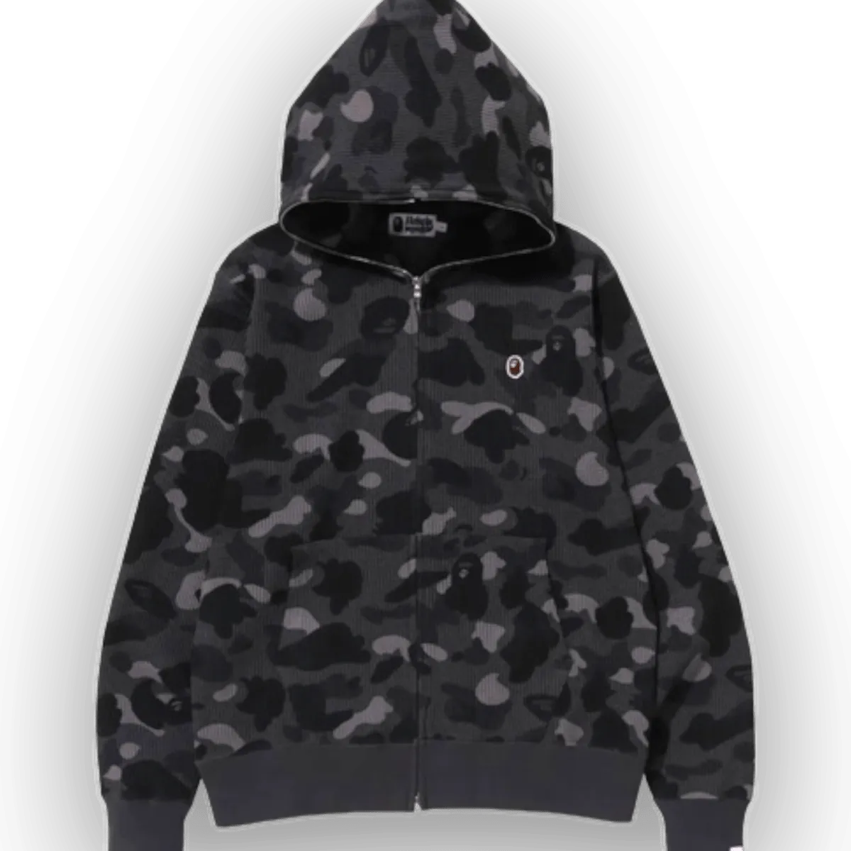 BAPE Black Color Camo Hoodie