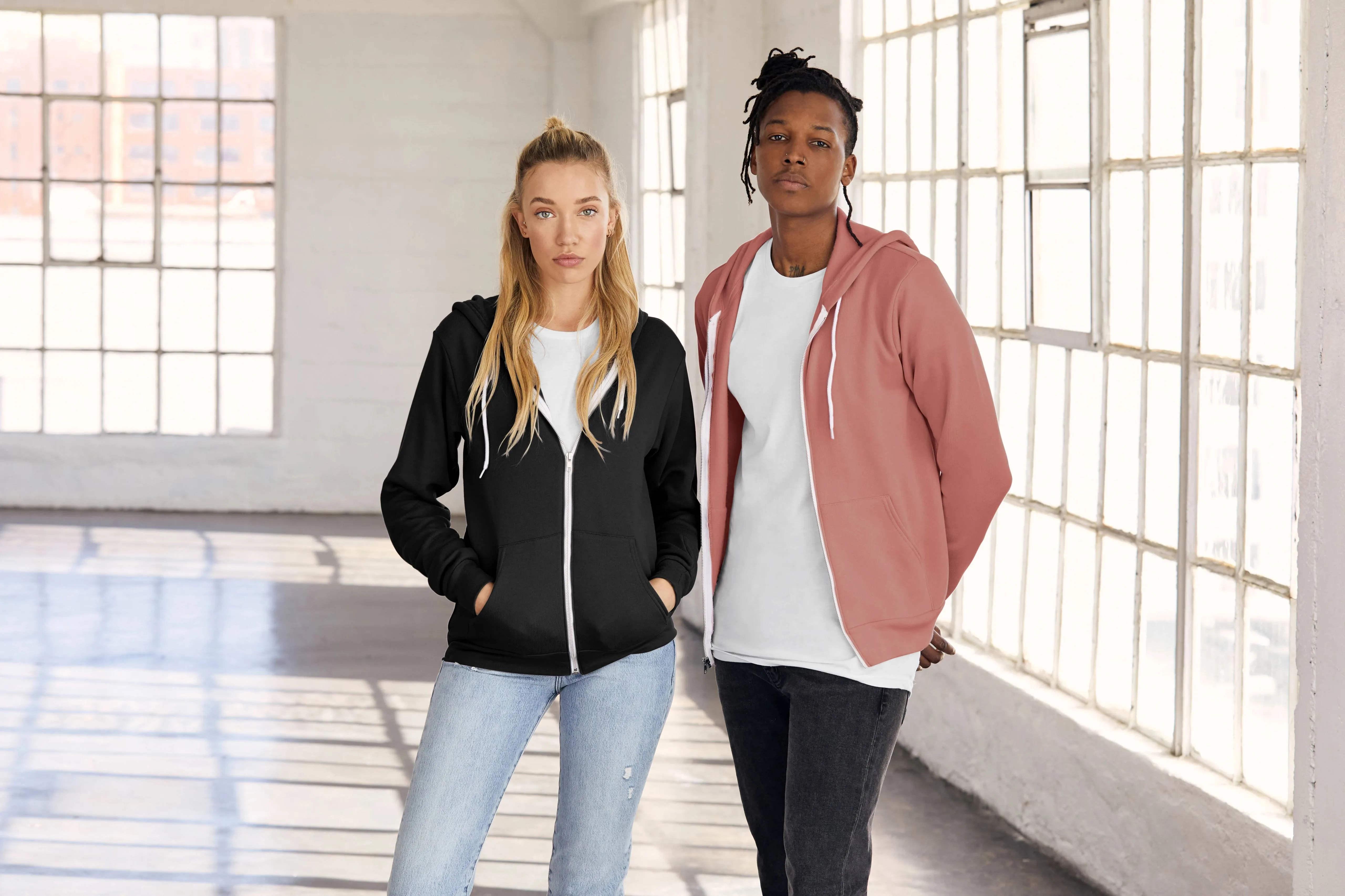 Bella Canvas Sponge Fleece Full-Zip Hoodie
