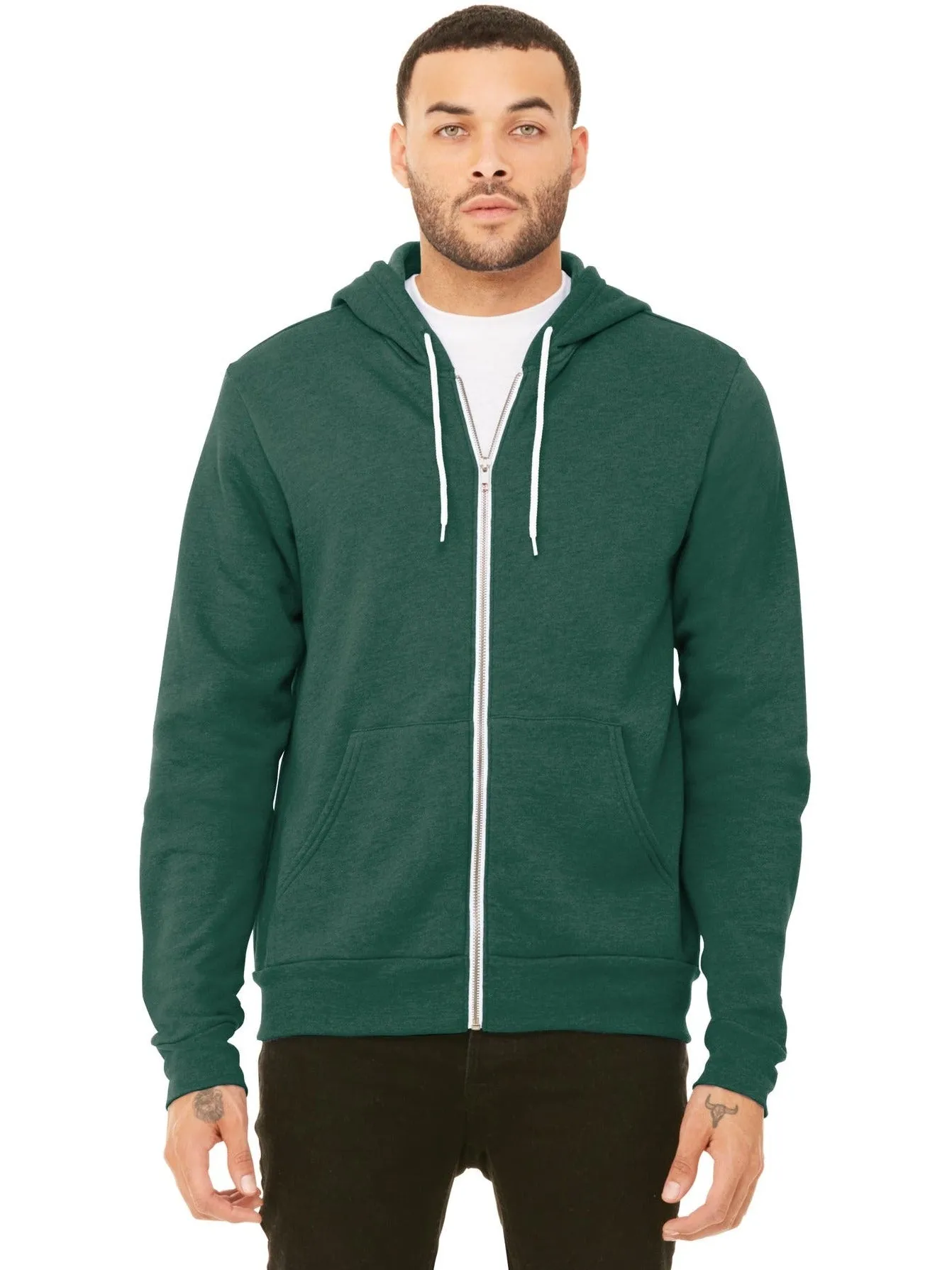Bella Canvas Sponge Fleece Full-Zip Hoodie