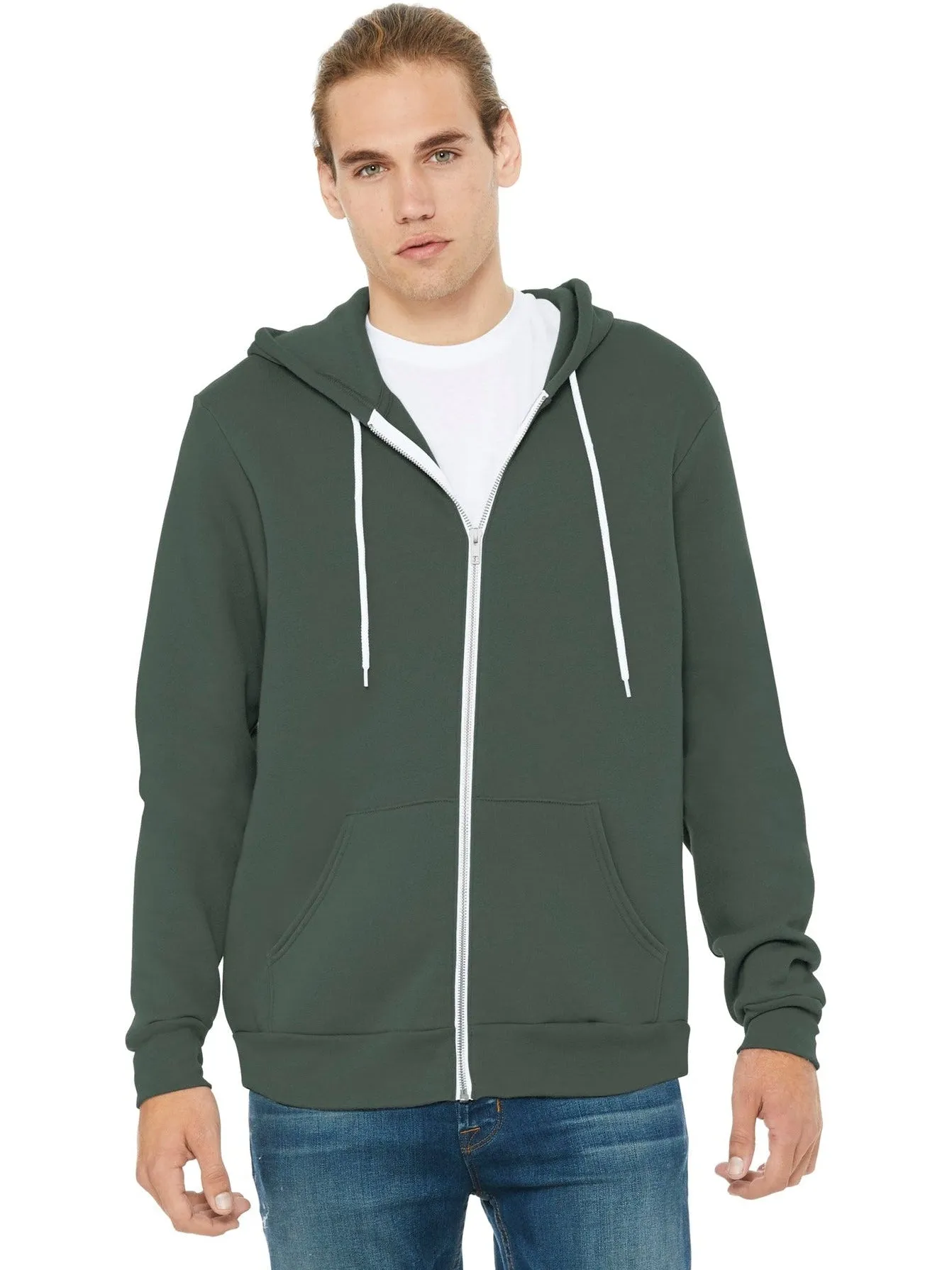 Bella Canvas Sponge Fleece Full-Zip Hoodie