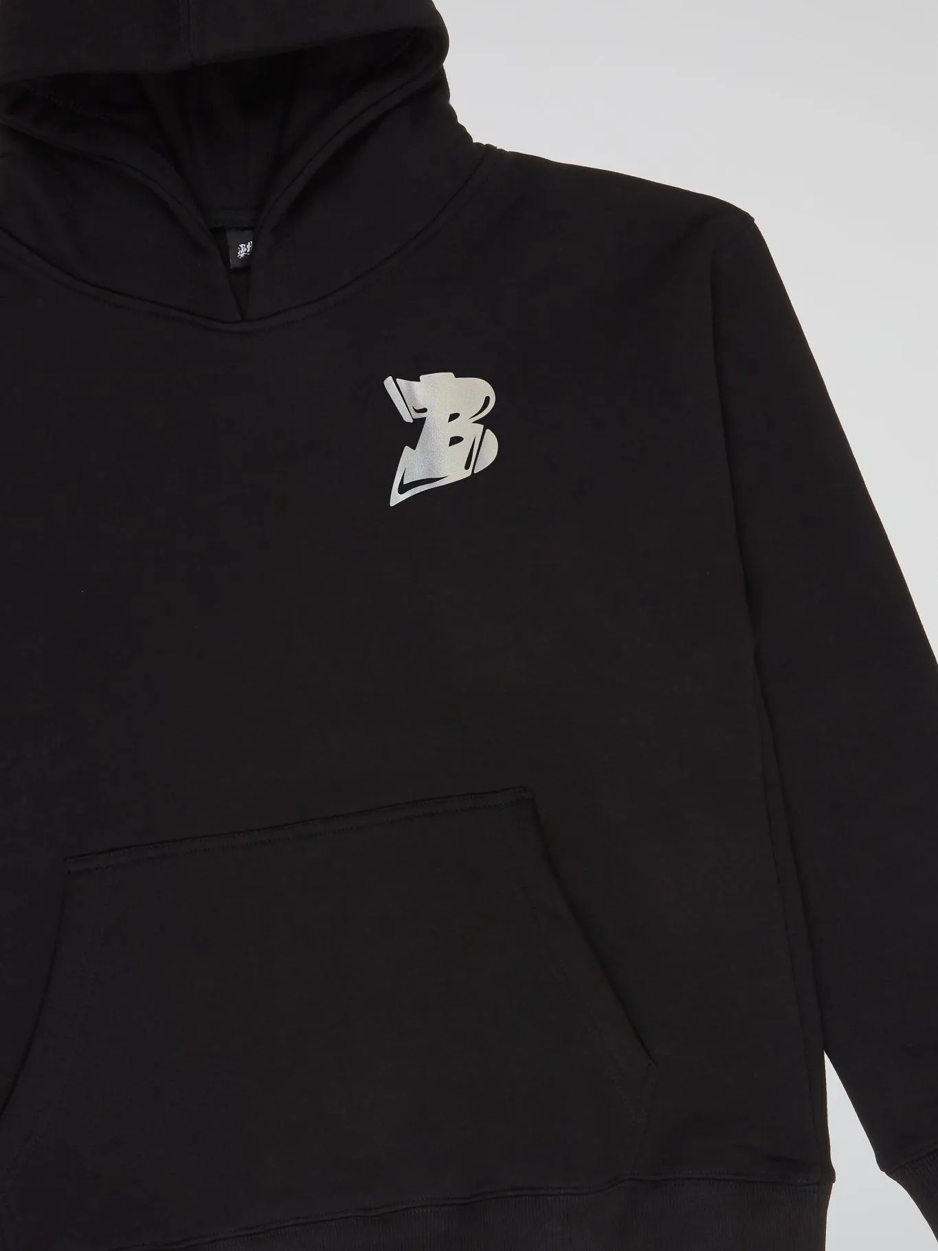 Bhype Society - Bhype Logo Essentials Black Hoodie