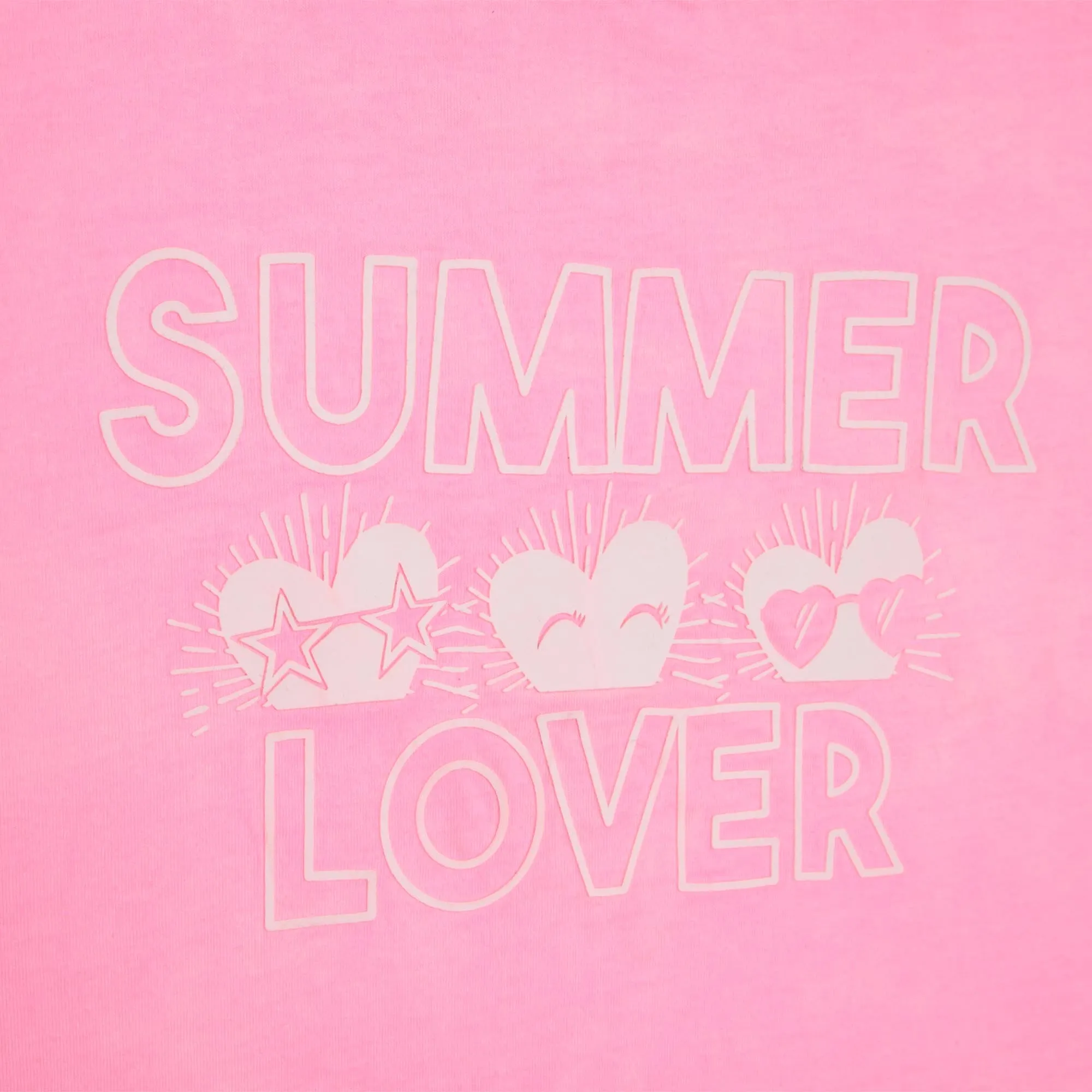 BILLIEBLUSH PINK GRAPHIC ON BACK TSHIRT DRESS