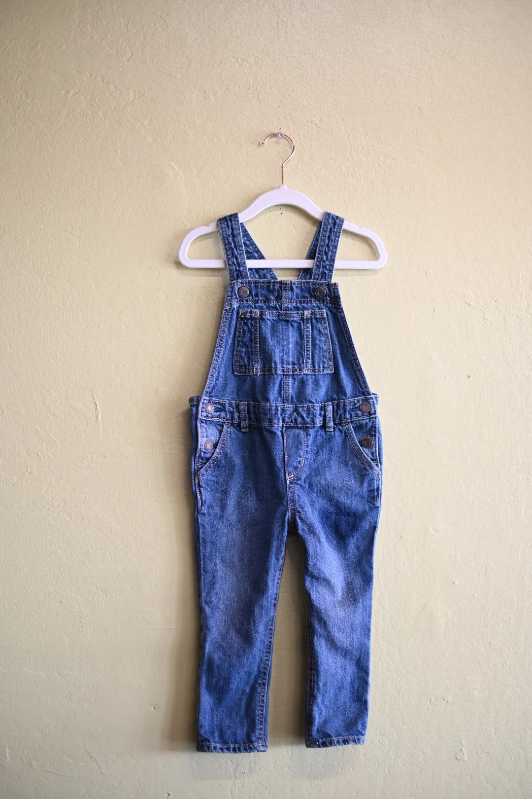 BLUE GAP JEAN OVERALLS (24 MO)