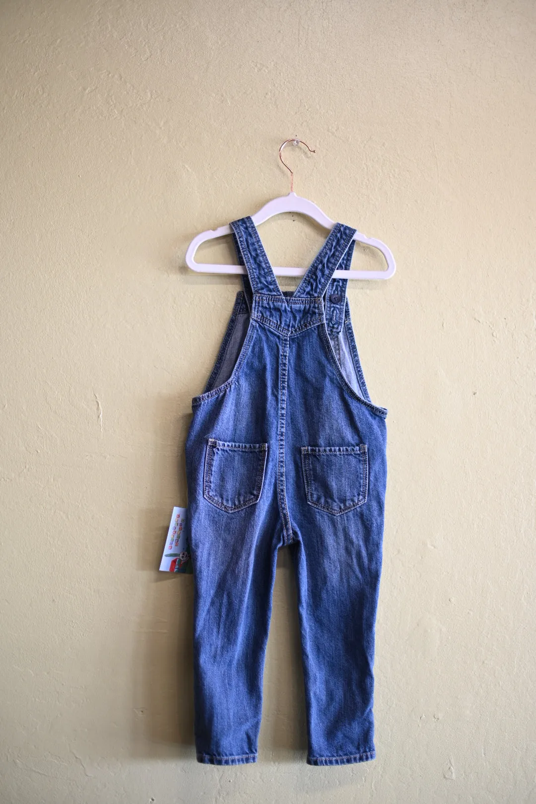 BLUE GAP JEAN OVERALLS (24 MO)