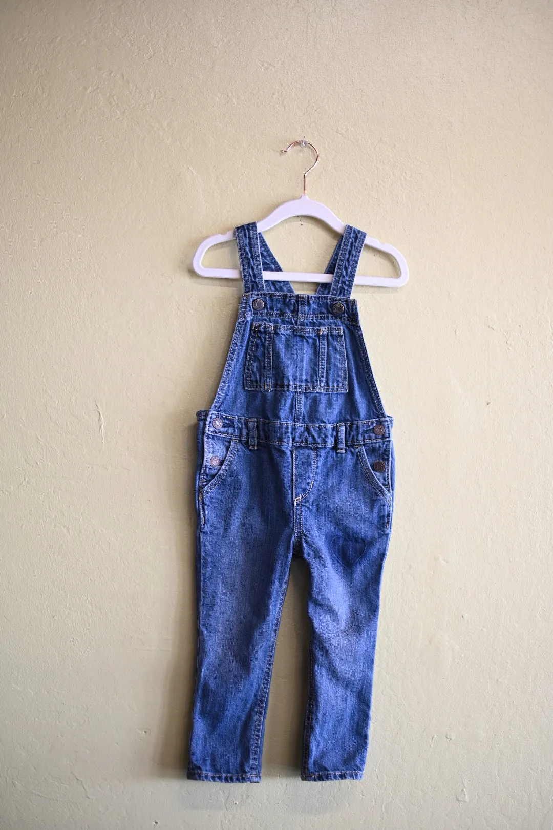BLUE GAP JEAN OVERALLS (24 MO)