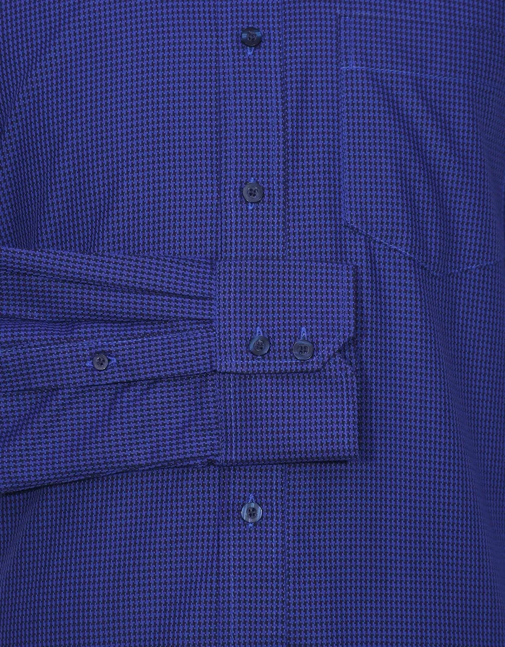 Blue Houndstooth Shirt