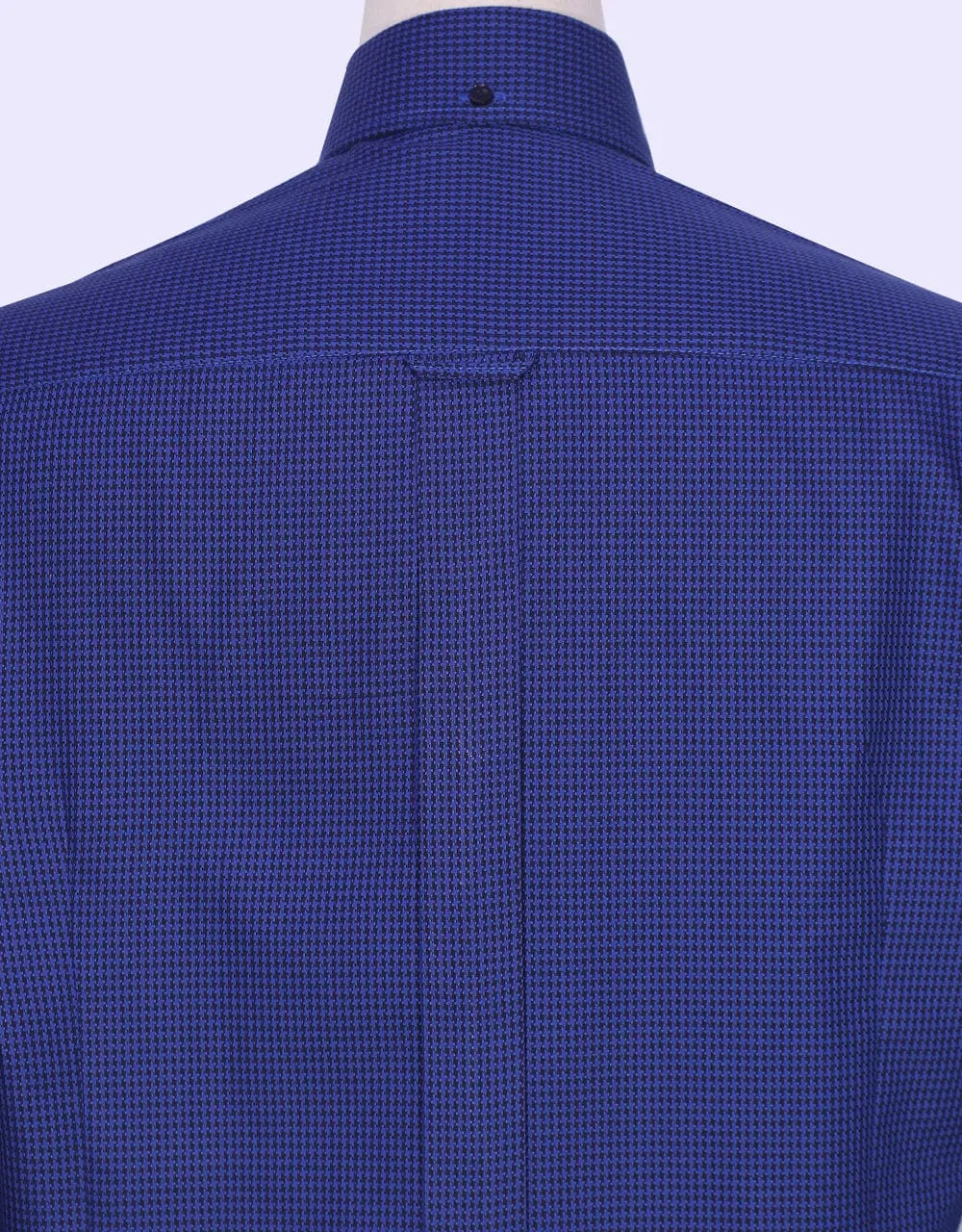Blue Houndstooth Shirt