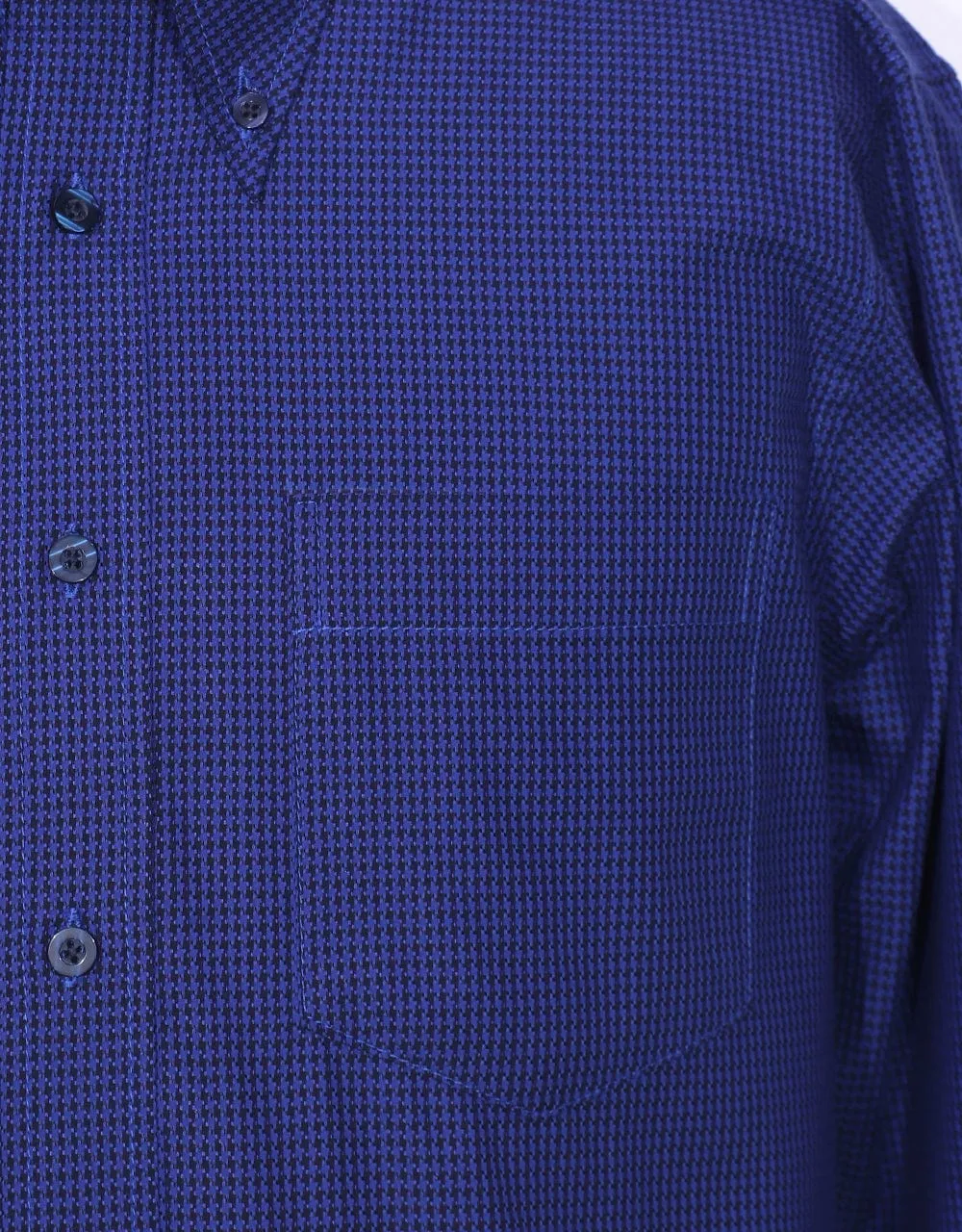 Blue Houndstooth Shirt