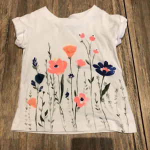 Carter's Whiteflowers cotton tshirt 9m