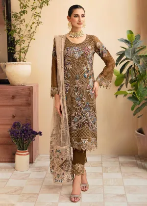 Chevron Luxury Chiffon Collection 24 by Ramsha | A-910
