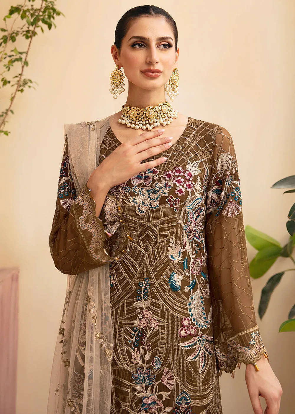 Chevron Luxury Chiffon Collection 24 by Ramsha | A-910