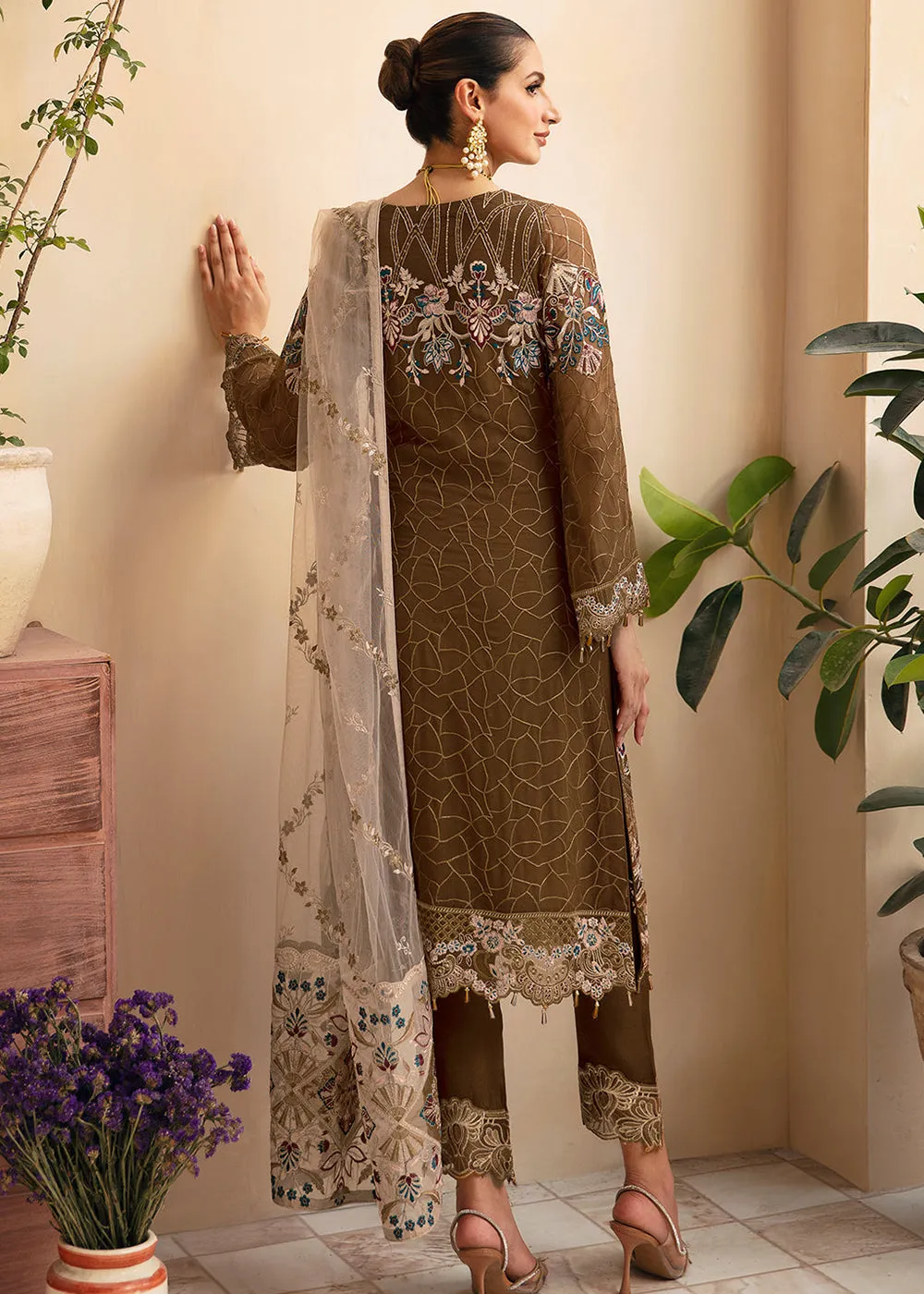 Chevron Luxury Chiffon Collection 24 by Ramsha | A-910