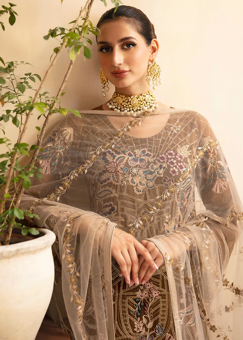 Chevron Luxury Chiffon Collection 24 by Ramsha | A-910