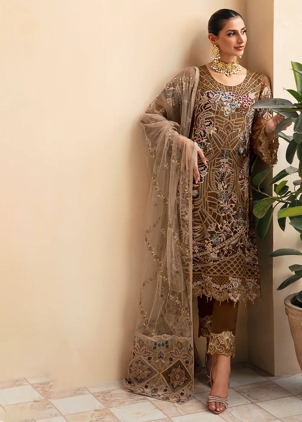 Chevron Luxury Chiffon Collection 24 by Ramsha | A-910