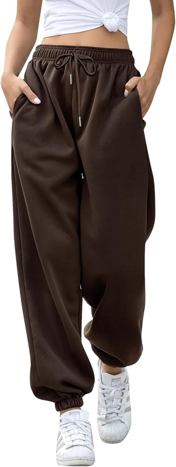 Cinch Bottom Sweatpants for Women with Pockets