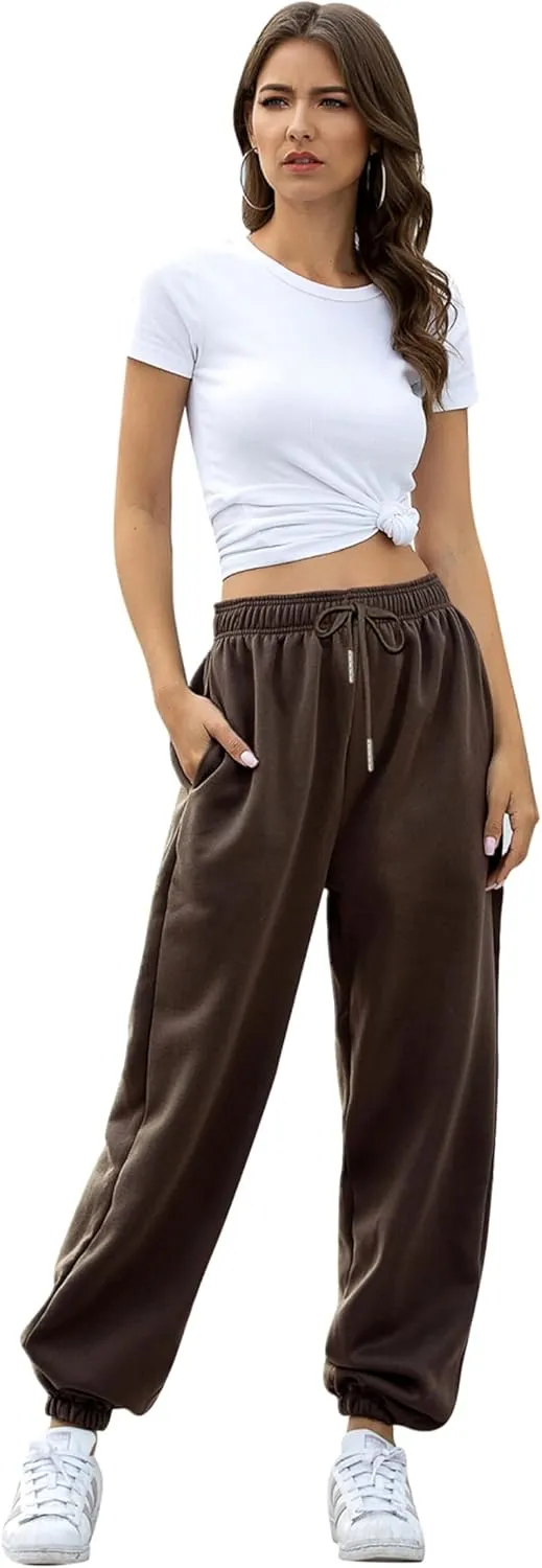 Cinch Bottom Sweatpants for Women with Pockets
