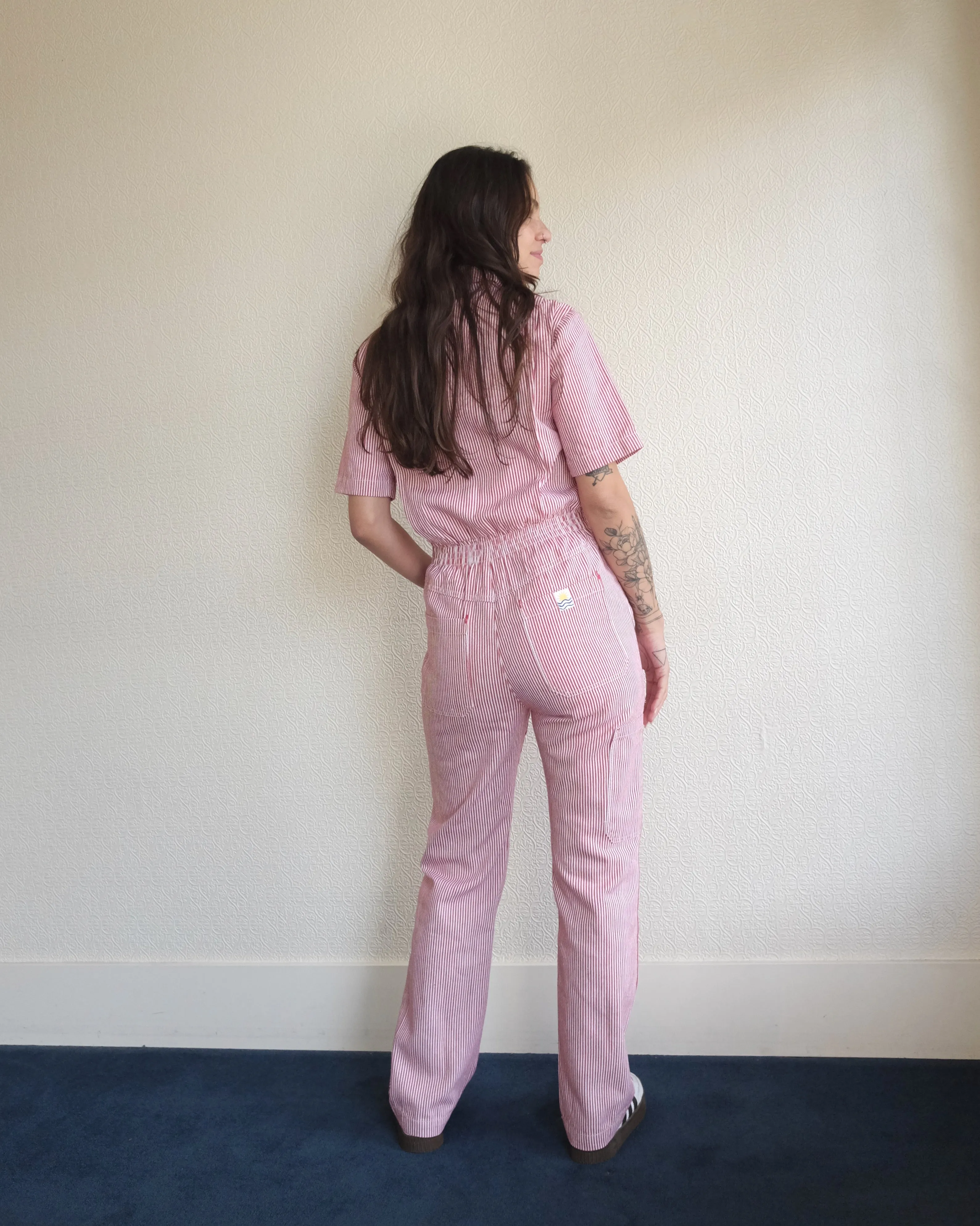 Danny Boilersuit, Red Ticking Stripe