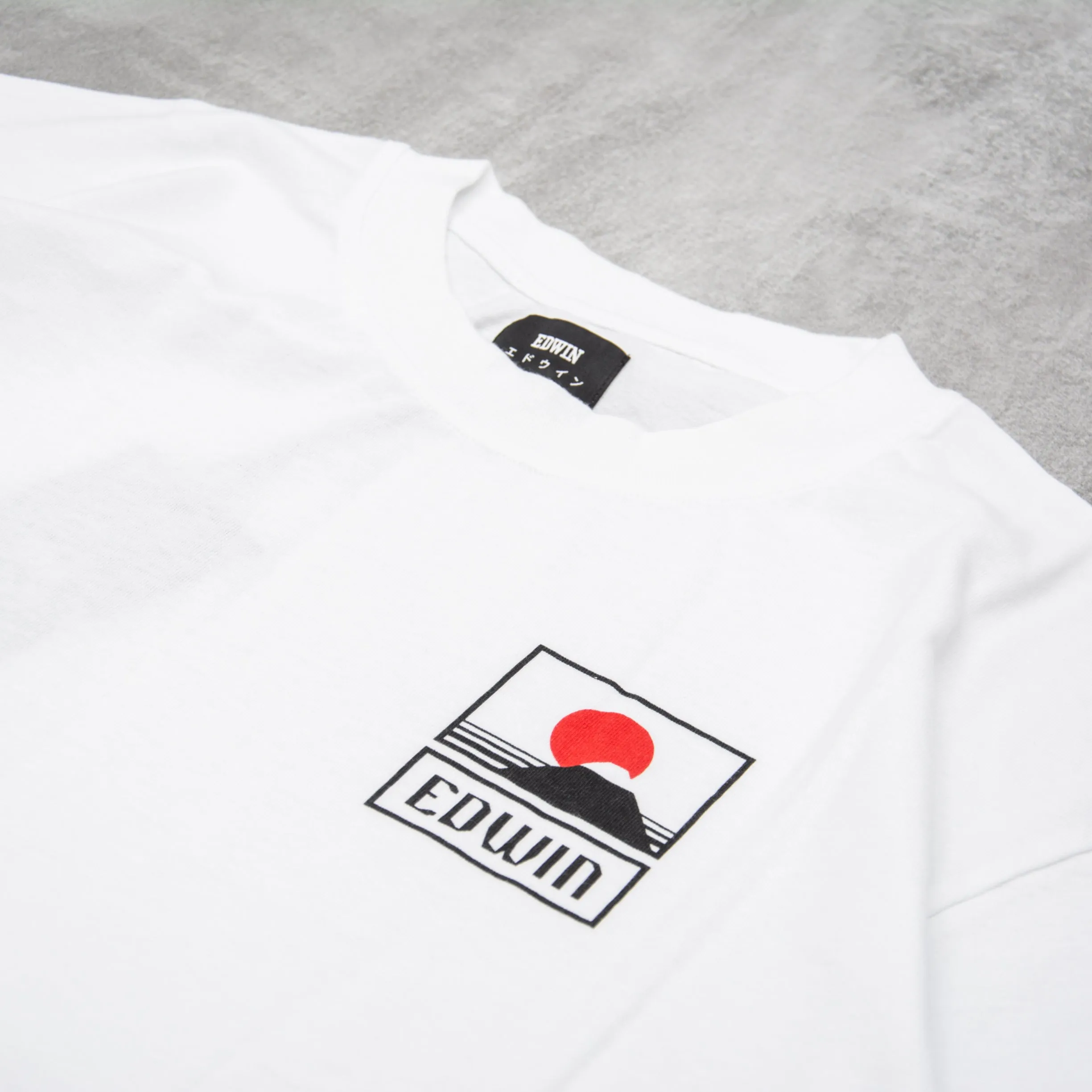 Edwin Sunset On Mt Fuji S/S Tee - White