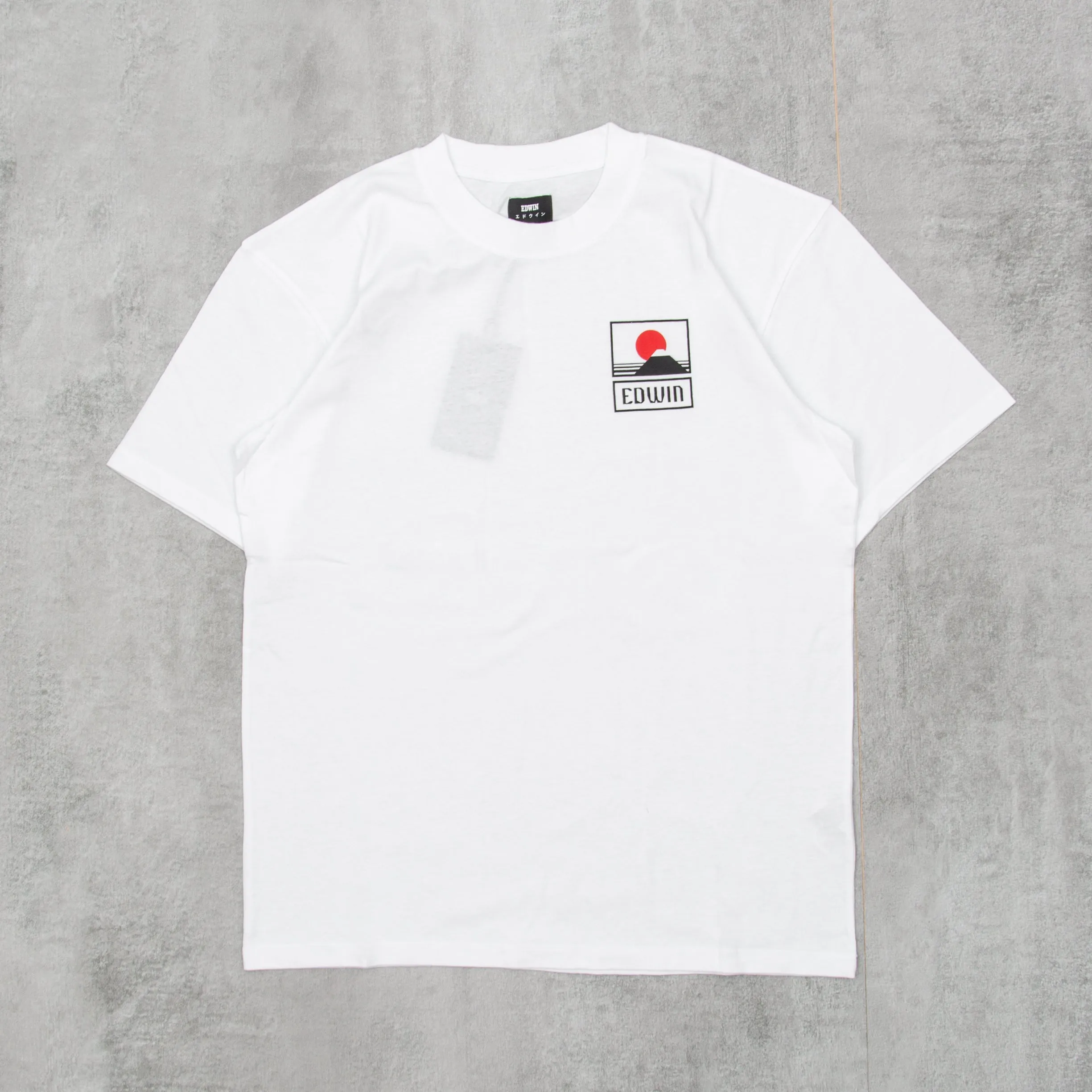 Edwin Sunset On Mt Fuji S/S Tee - White