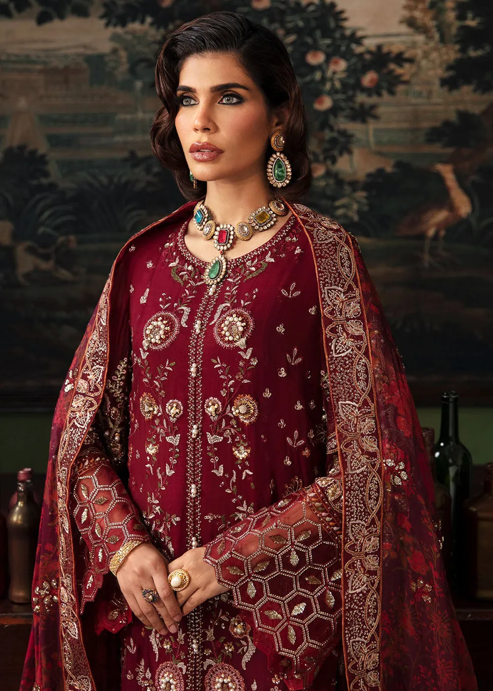 Elanora Embroidered Formals' 23 by Nureh | NEL-33