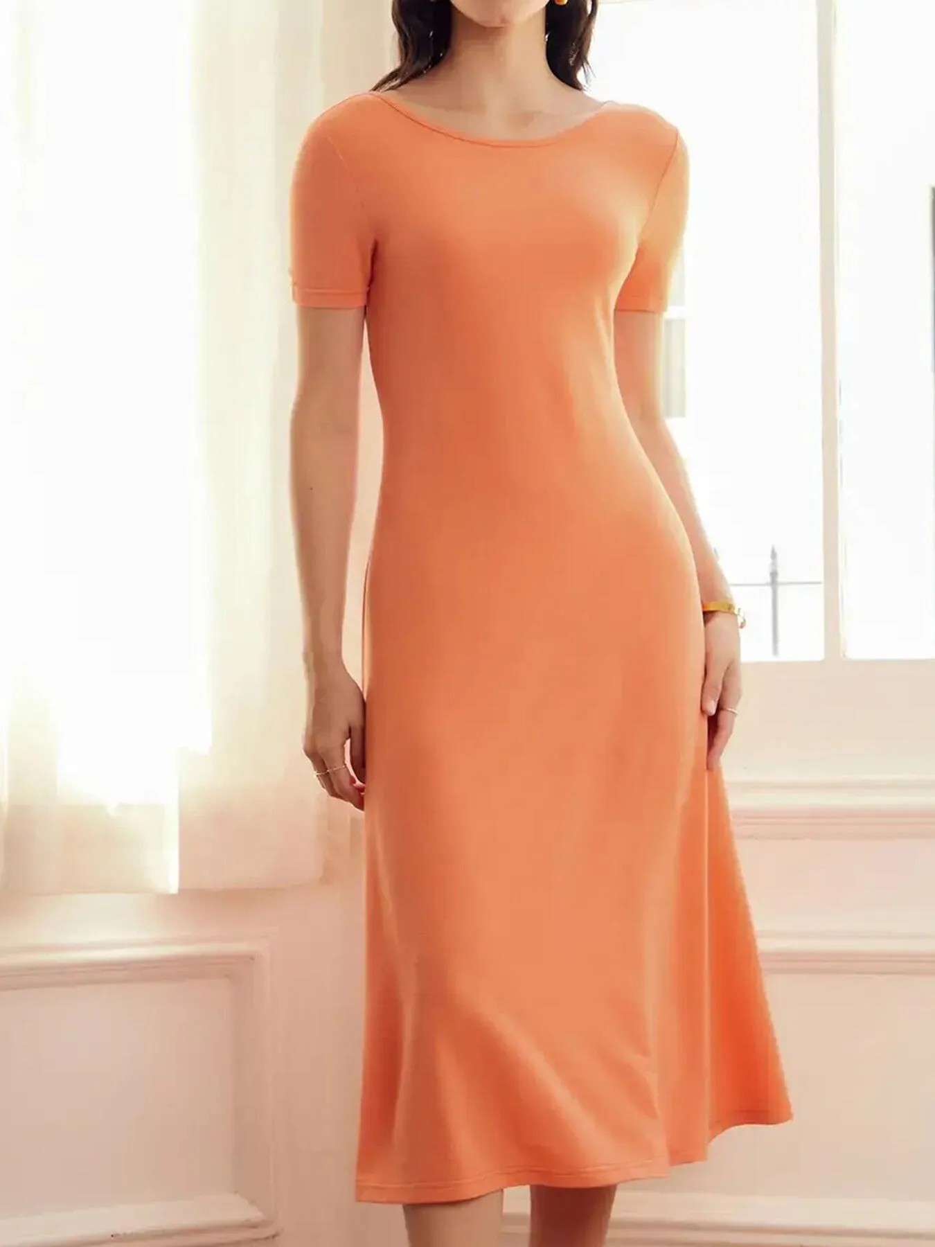 Floral Backless U Neck Long Cami Maxi Dress