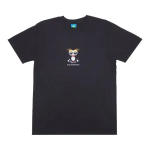 Frog Secret Penguin T Shirt  (Faded Black)