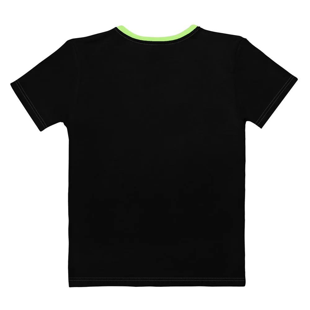 Green boy Black Women's T-shirt