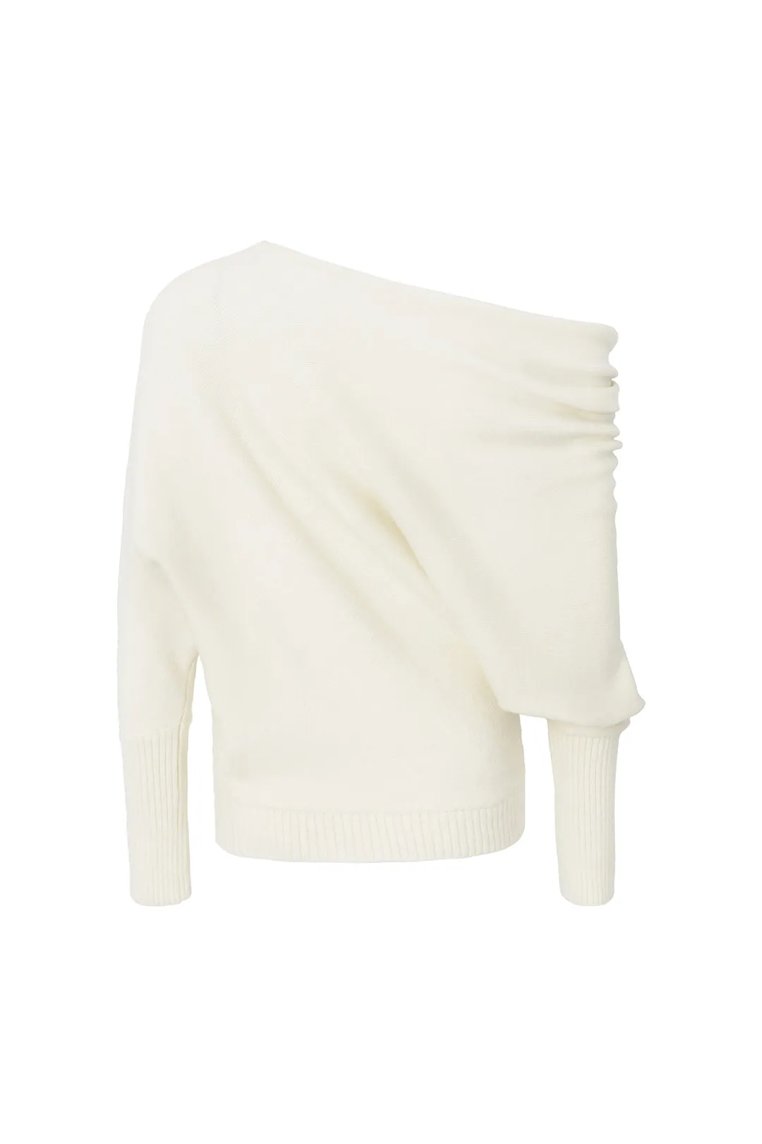 Irregular knitted top | Long sleeve knitted top | Street style slim sweater