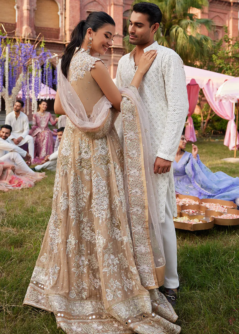 Izhar Unstitched Luxury Chiffon Collection by Mushq | MEHERBANO