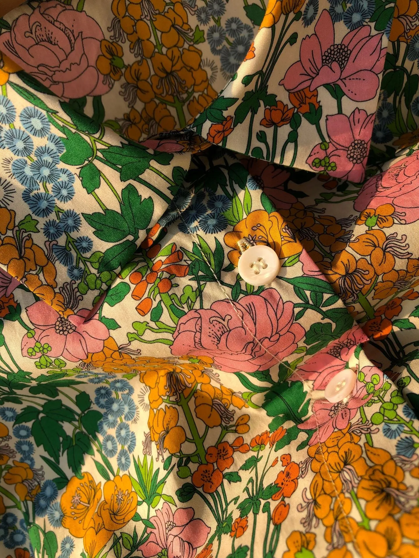 Nonothing| Women's cotton liberty print shirt in multi color