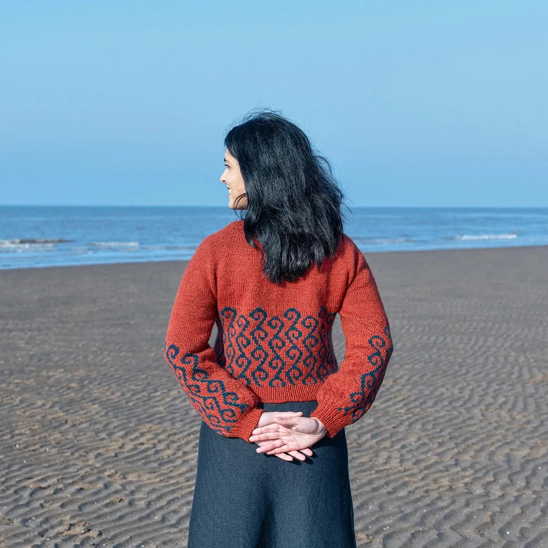Ocean Surface Sweater Pattern