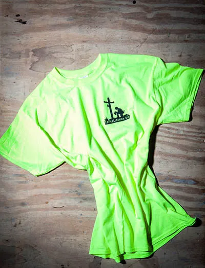 Original FLO Shirt (Safety Green, Dark Grey, Bright Orange)