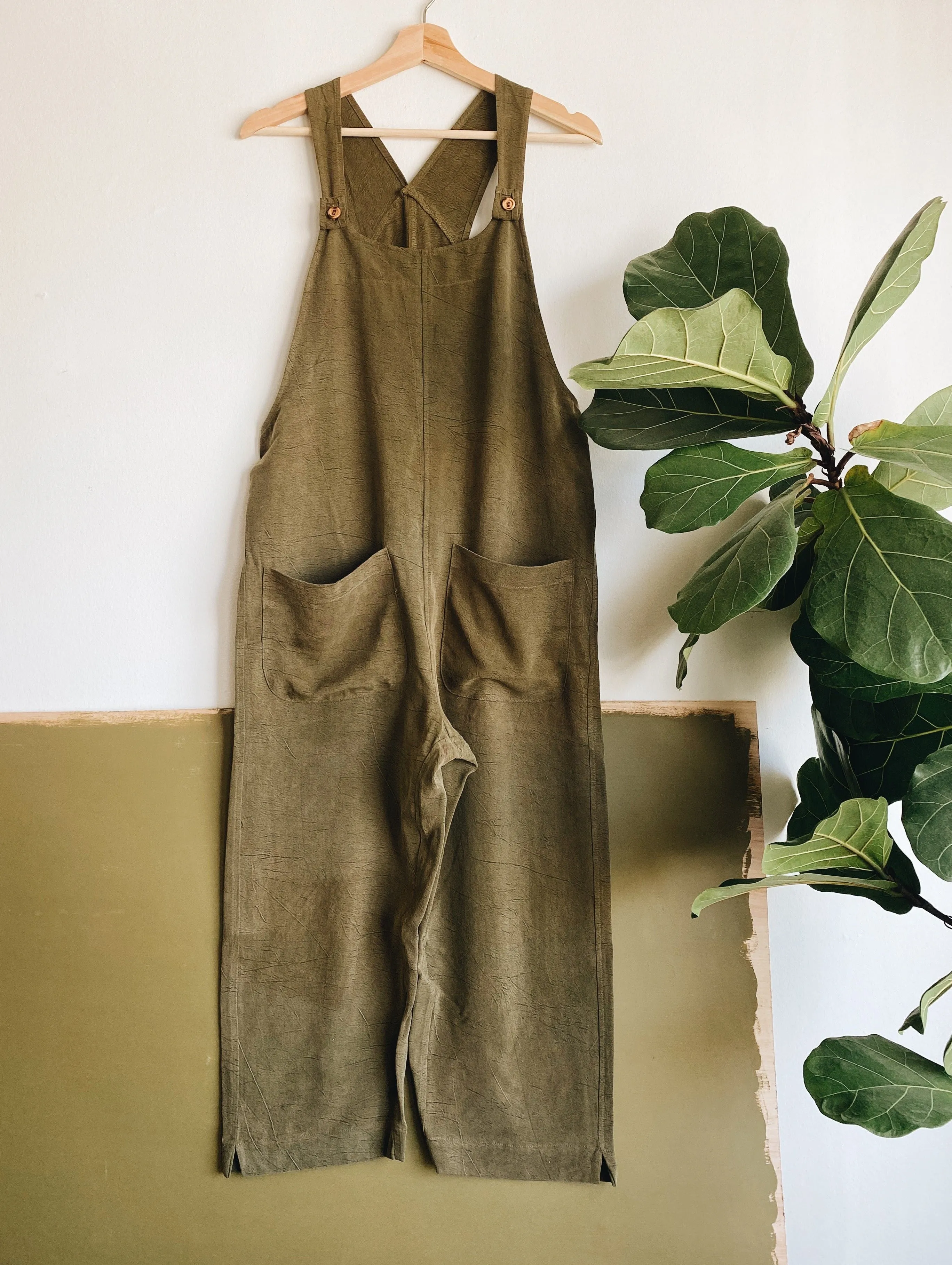 otis overalls | washed olive