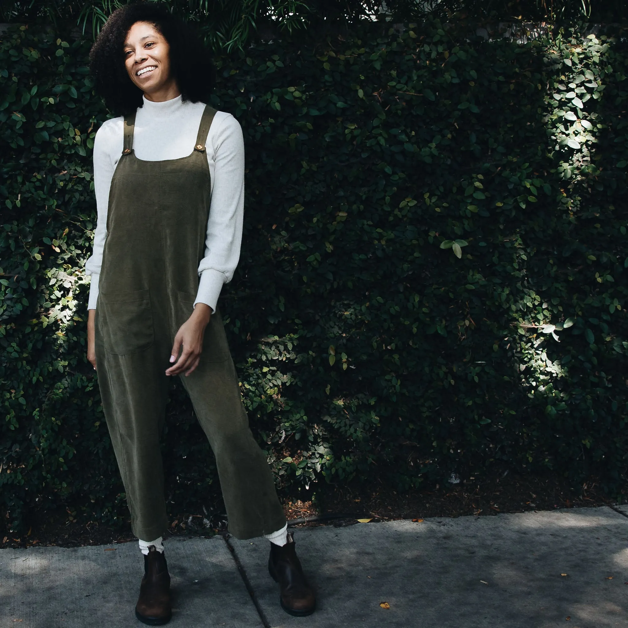 otis overalls | washed olive