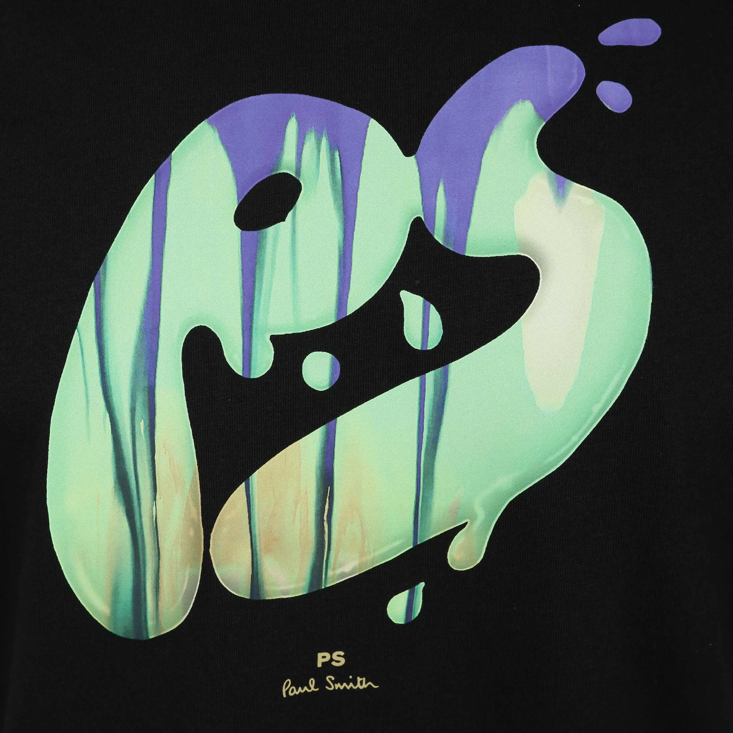 Paul Smith PS Drip T Shirt in Black