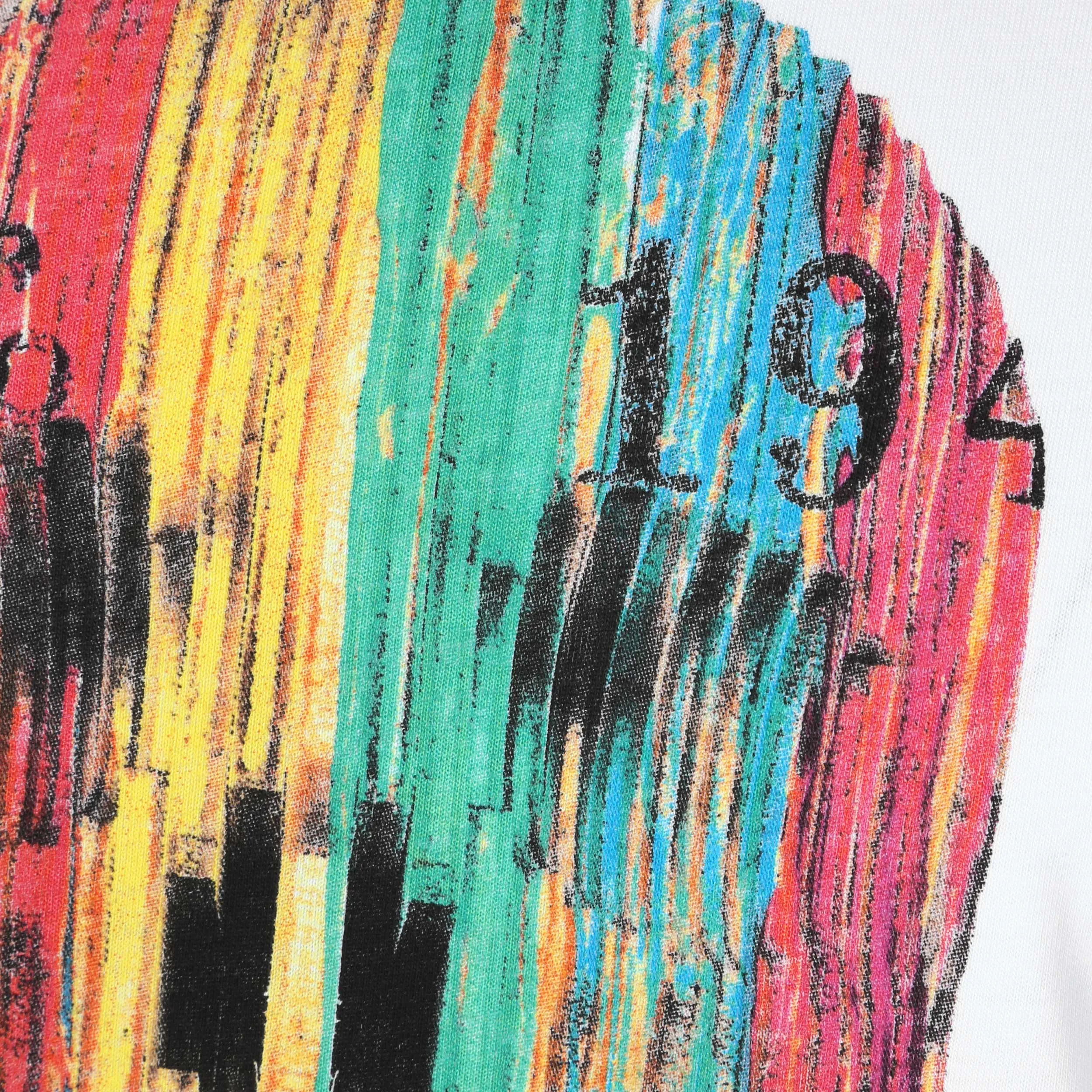 Paul Smith Wooden Skull T Shirt in White