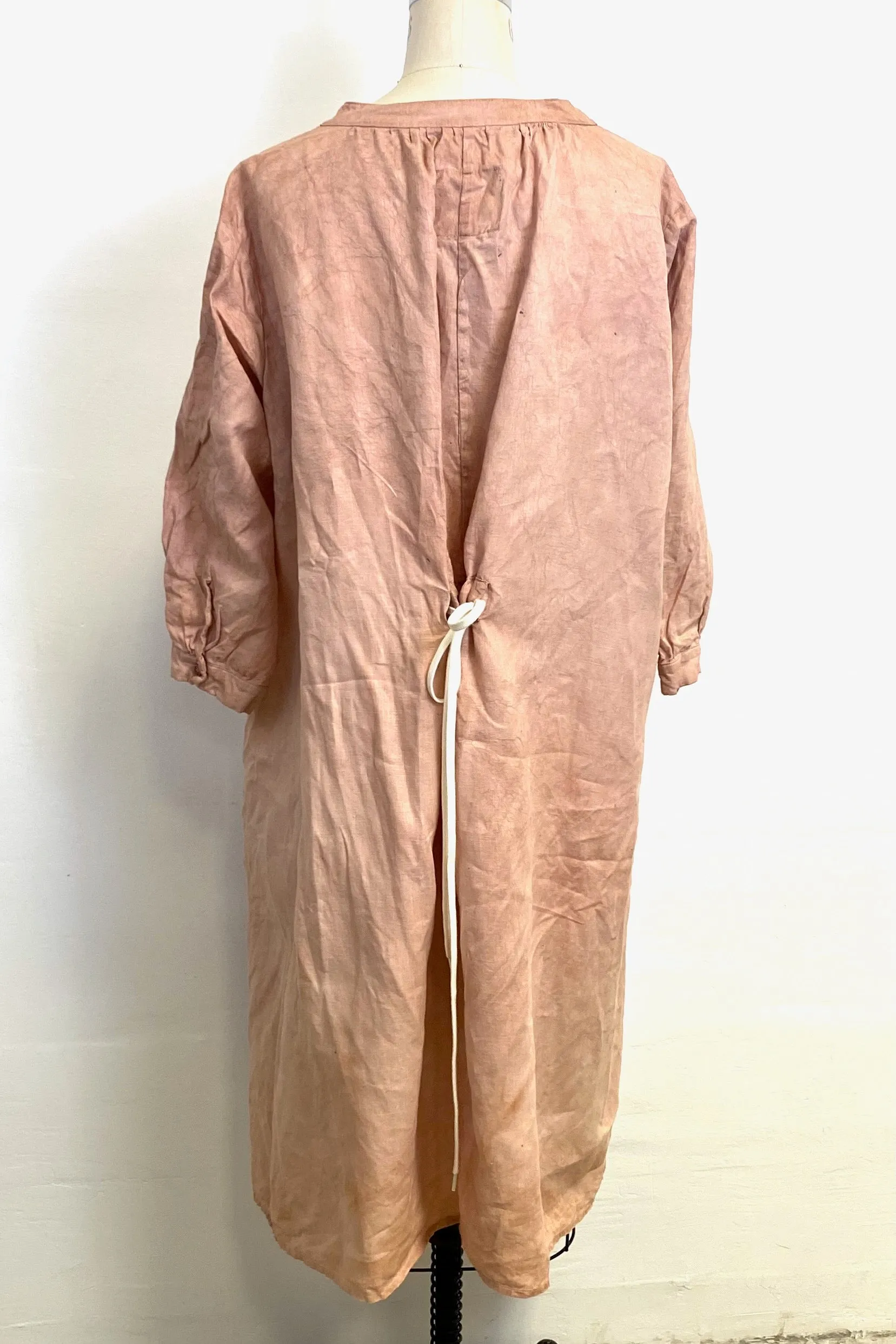 Peach Organic Linen Celeste Dress with Pockets - The Perfect Dress for Every Occasion