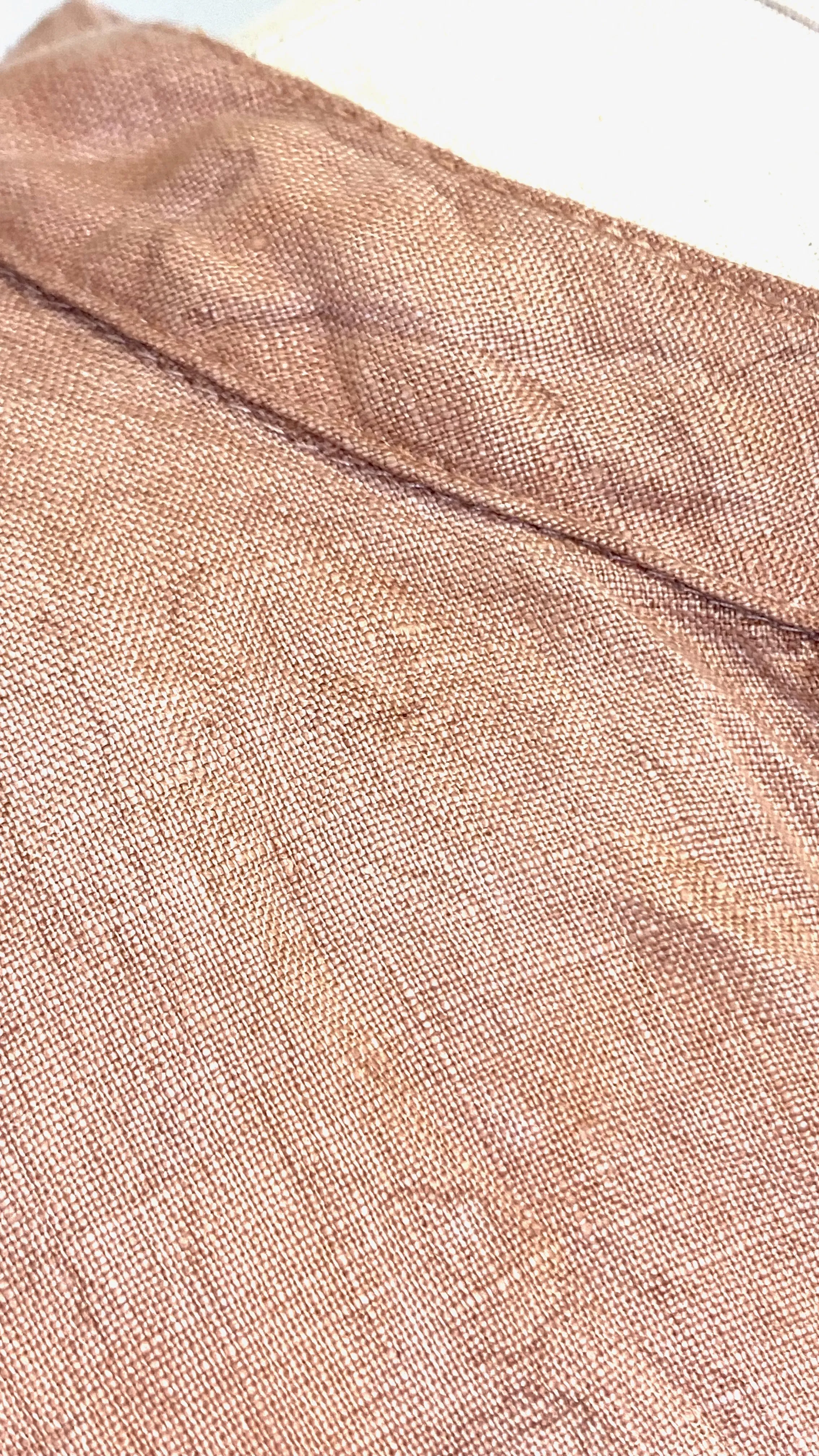 Peach Organic Linen Celeste Dress with Pockets - The Perfect Dress for Every Occasion