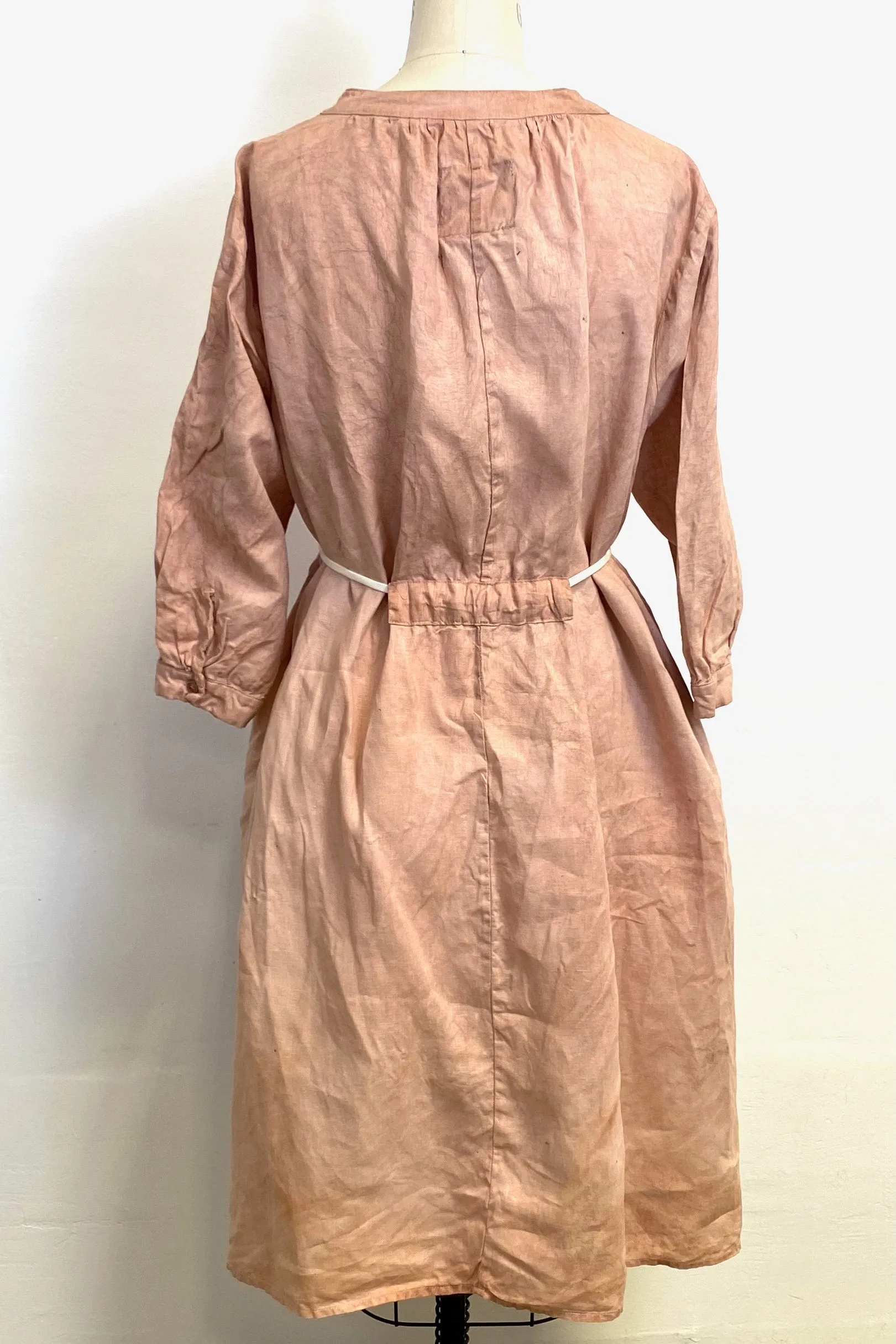Peach Organic Linen Celeste Dress with Pockets - The Perfect Dress for Every Occasion