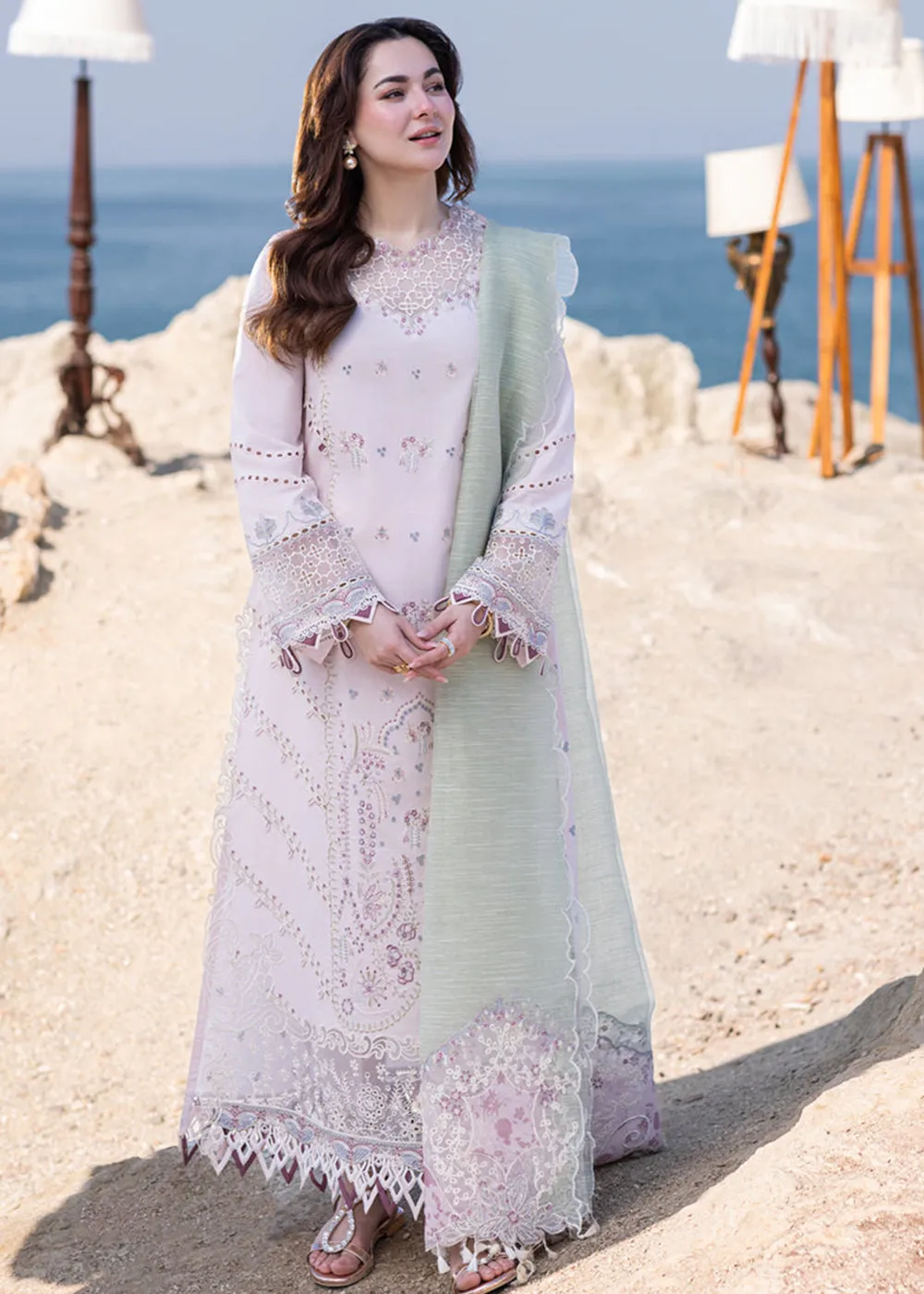 Sahil Kinare Luxury Lawn '24 by Qalamkar | FP-08 NIA