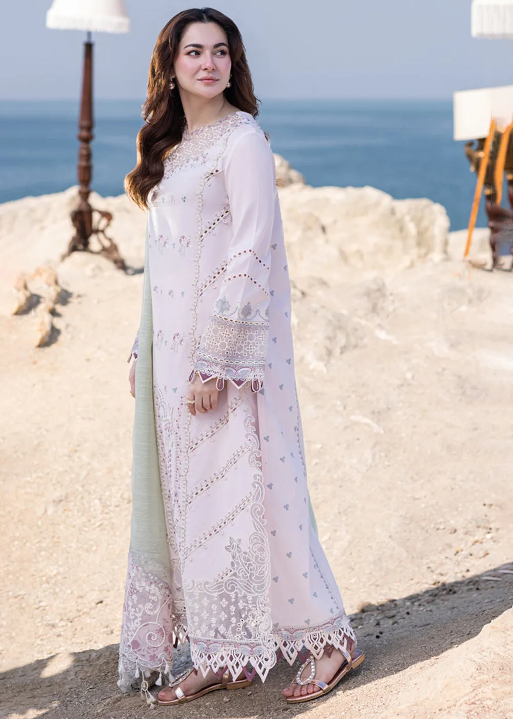 Sahil Kinare Luxury Lawn '24 by Qalamkar | FP-08 NIA