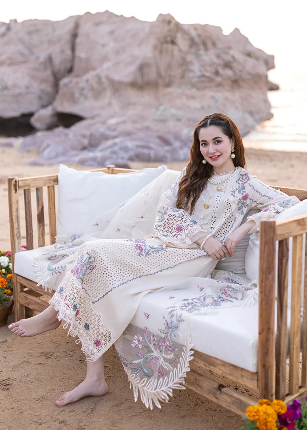 Sahil Kinare Luxury Lawn '24 by Qalamkar | FP-09 SELIN