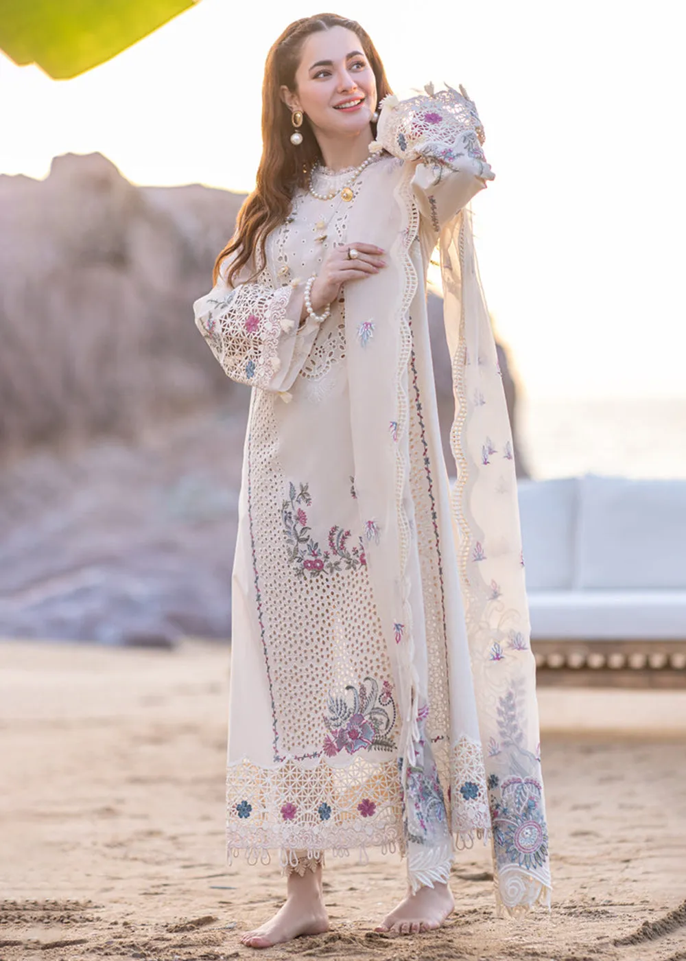 Sahil Kinare Luxury Lawn '24 by Qalamkar | FP-09 SELIN