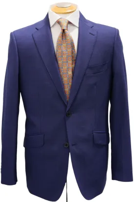 SOLID COBALT SUPER 130S WOOL SUIT_