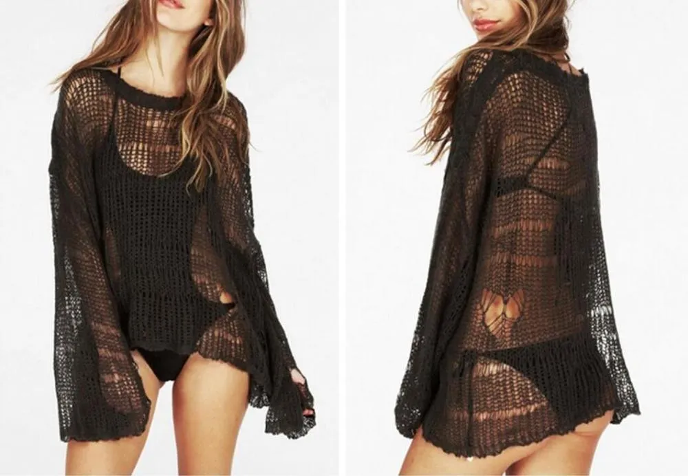 'Super Sonic' Knitted Loose Sweater